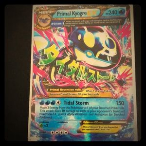 Primal Kyogre EX ( Perfect condition 2014)